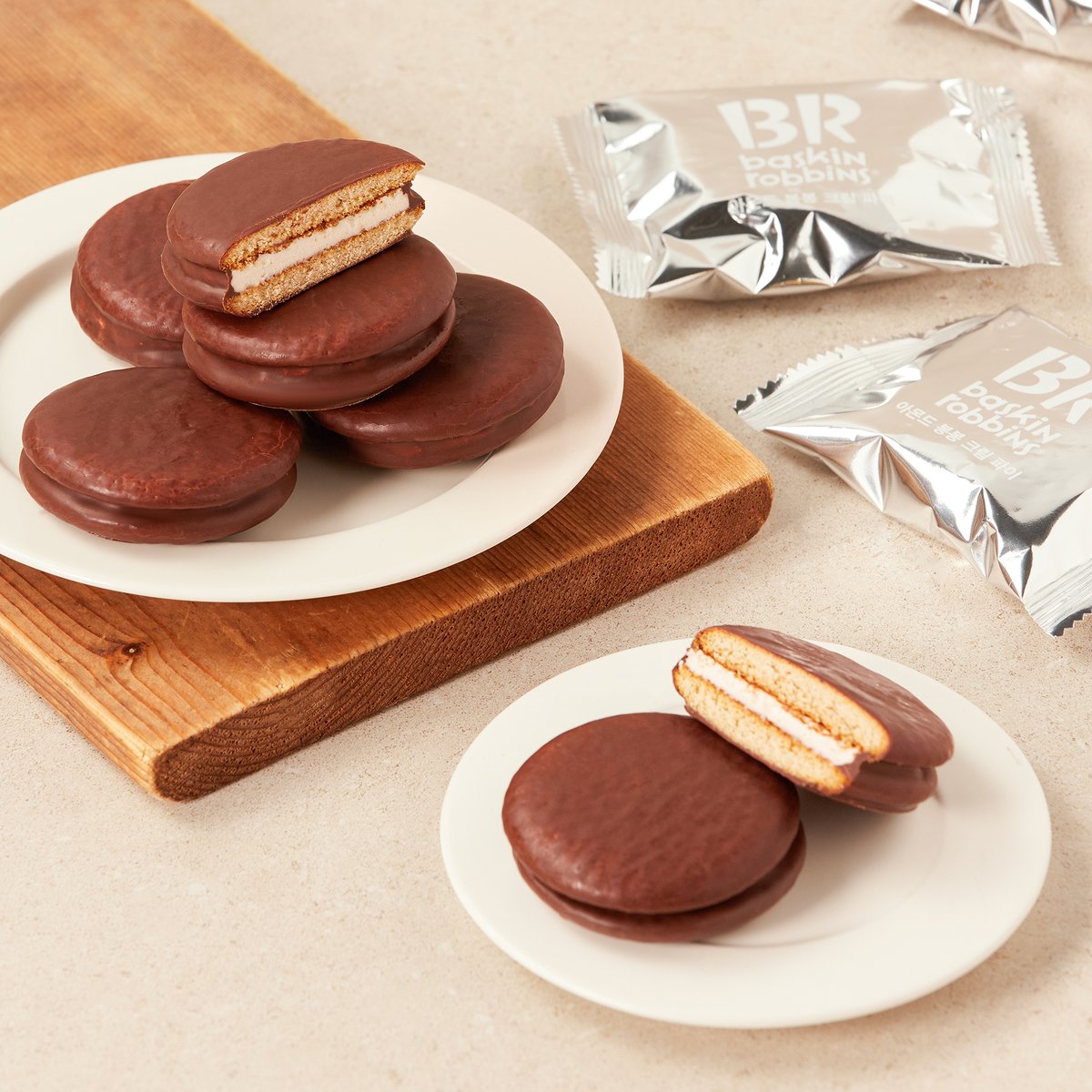 韓国バスキンロビンスのチョコパイ